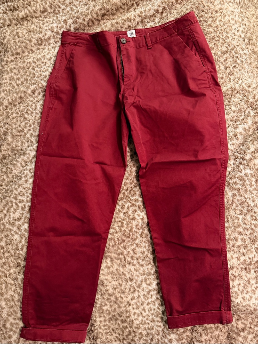 2 PAIRS Gap Girlfriend Khaki - red + blue 14